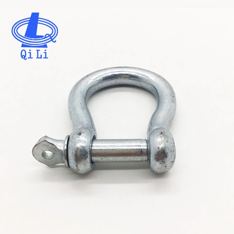 Stainless Steel Polished Adjustable Shackle with Pin