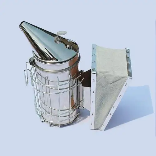 High Quality Beekeeping Tools Bee Somker Metal Material Manual Operation Beekeeping Equipment