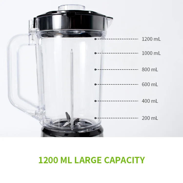 1000W Personal Blenders for Kitchen with 4 Blender Blade Ice Crush Countertop Blender