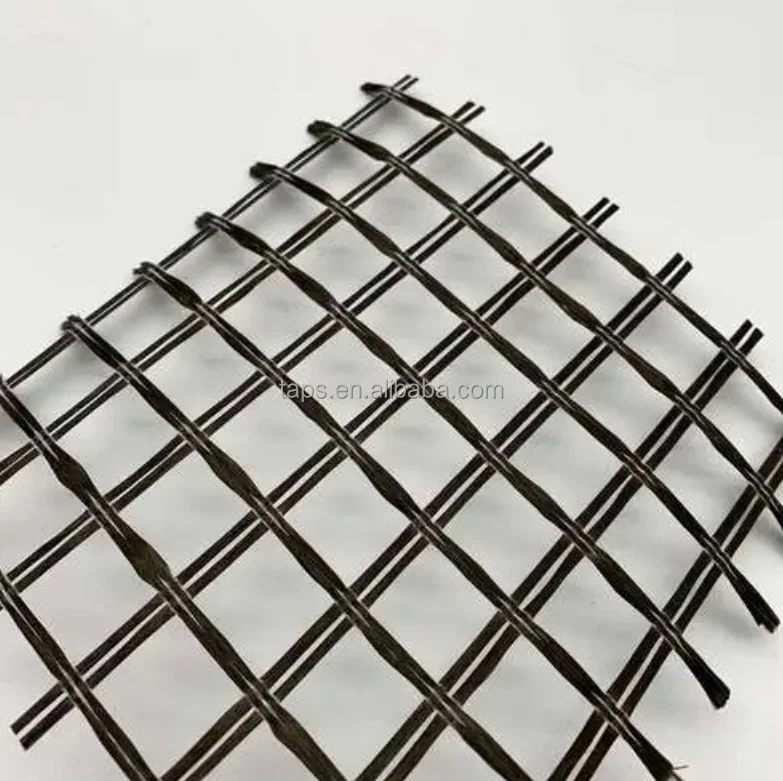 High tensile strength basalt fiber mesh geogrid For Asphalt Reinforcement