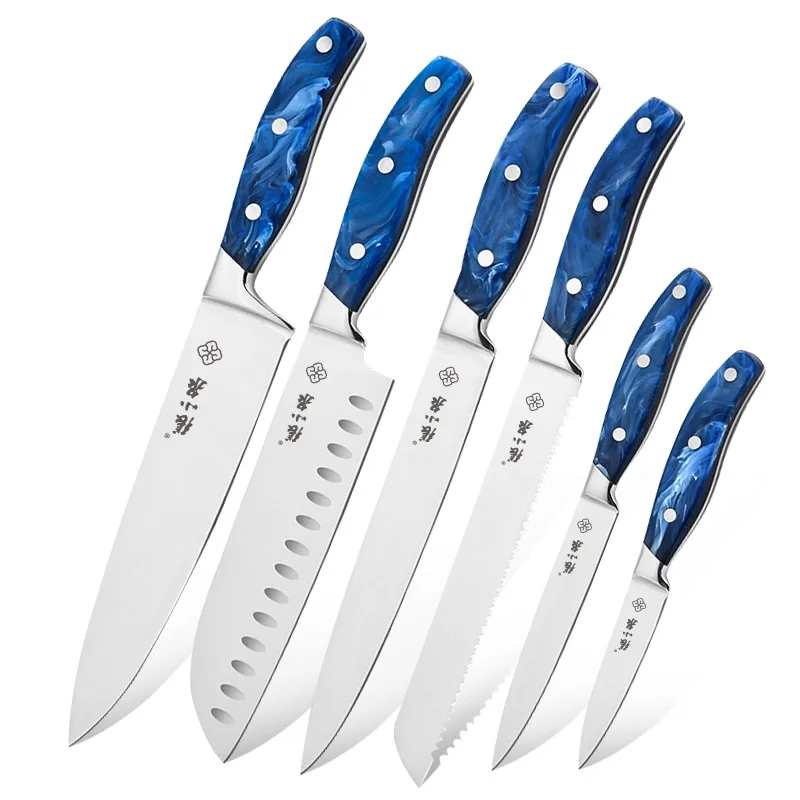 Zhang Xiao Quan Navy kitchen television sets New Arrival Acrylic Series good looking Acrylic Kitchen Knife Set