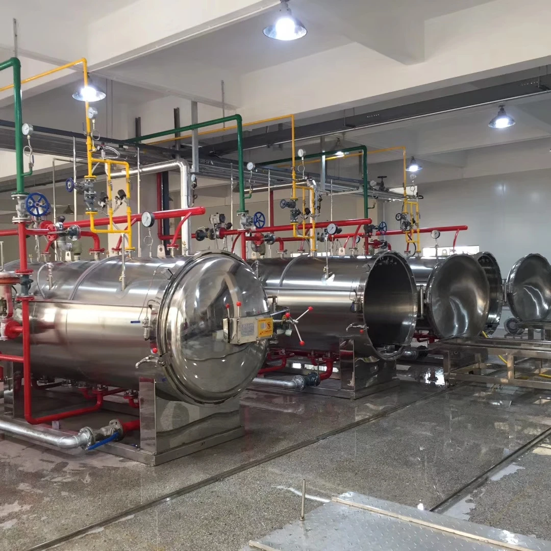 High Quality Semi-auto Steam  Retort Pot