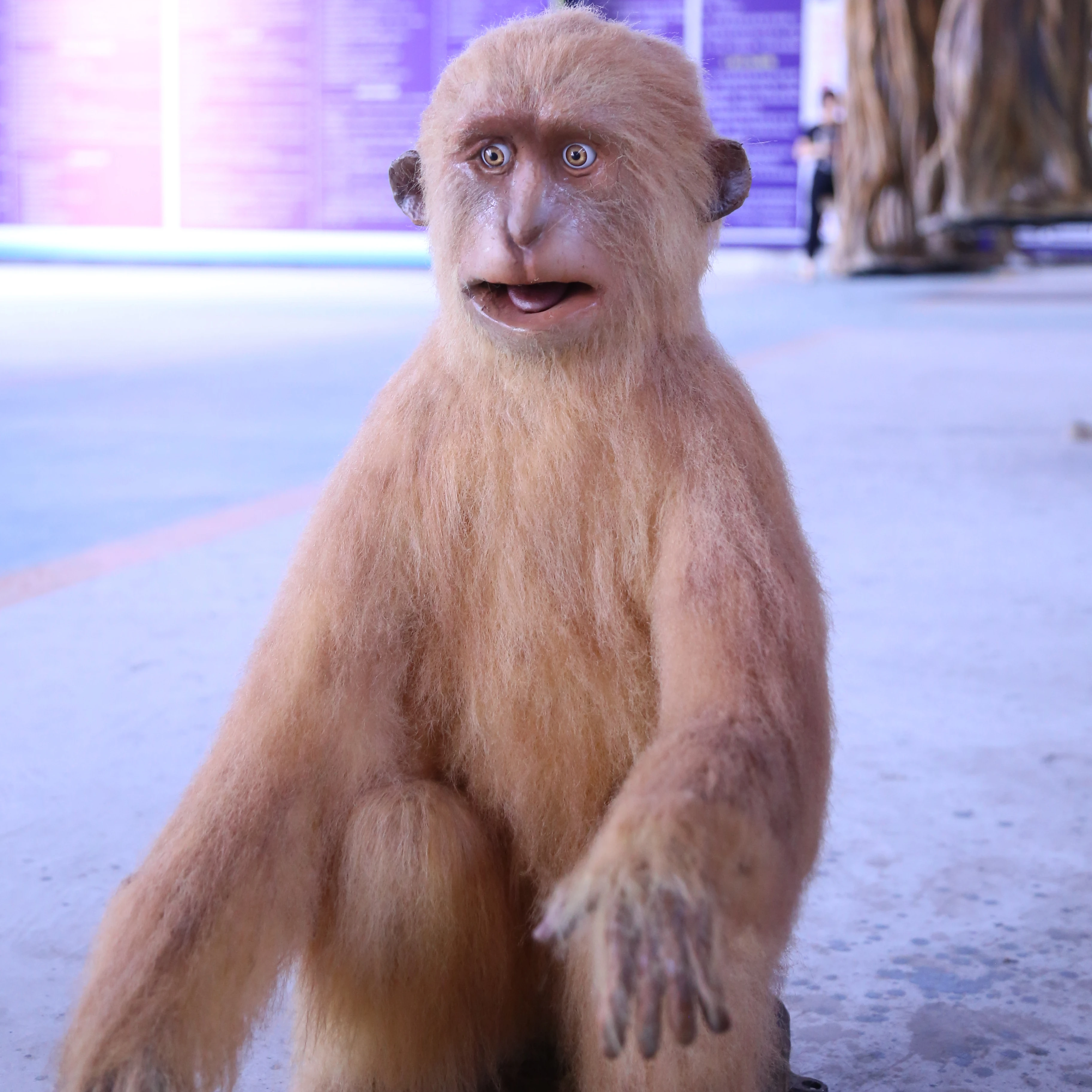 Outdoor/Indoor Vivid Animatronic Monkey Model Realistic Simulated Animals models for Amusement Zoo Factory Sale