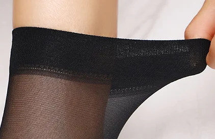 
wholesale Autumn short stockings wire anti-hook silk solid color wire socks sweat-absorbent ladies socks 