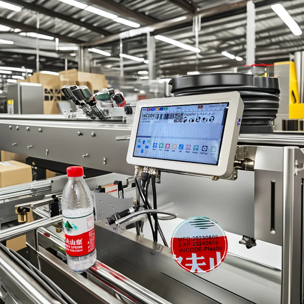 2024 High Definition Multilingual Online Inkjet Printer digital label Logo Date Batch Number tij Coding Inkjet Printing Machine