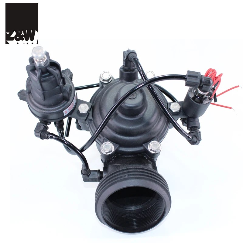 pressure relief valve reducing solenoid for irrigation with gauge 2.5 in DN65