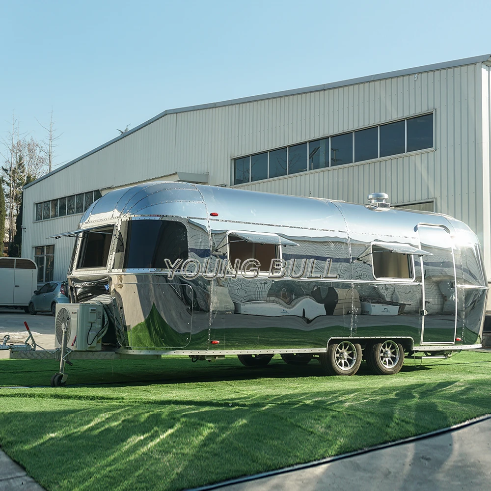 Youngbull Australian Mirror Stainless Steel multifunctional customized travel trailer camp