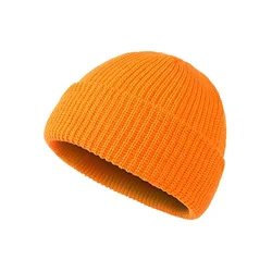 Fashion 25 Colors Men Fisherman Beanies Women Acrylic Knit Hats Trawler Beanie Hat Warm Winter Hats