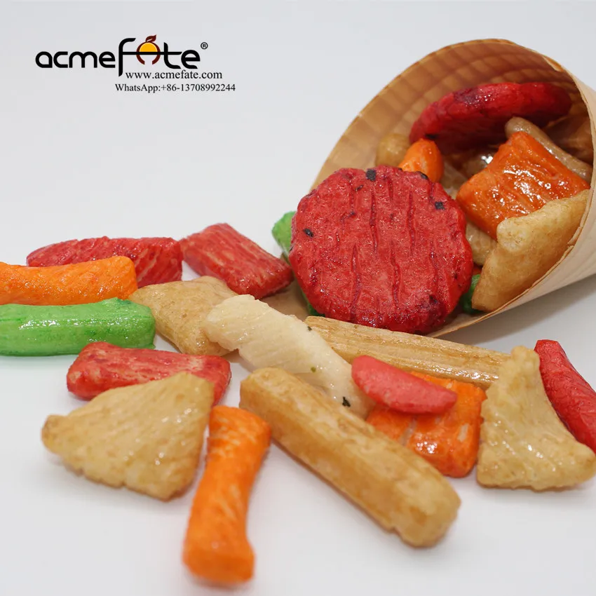 Wholesale Korean rice cracker mix rice crackers grain snack food with Halal
