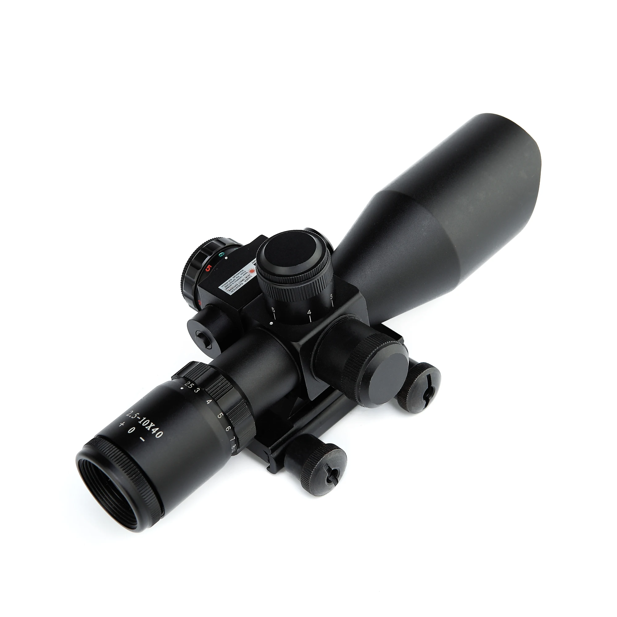 Factory Compact Scope 2.5-10x40E Red&Green Illuminated Scope With Red Sight Scope
