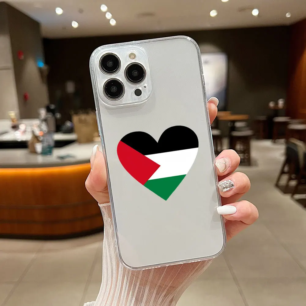 Nuoxin Wholesale Custom Designer Cell Phone Case Sublimation Luxury Waterproof Clear Palestine Phone Cases for Cellphone