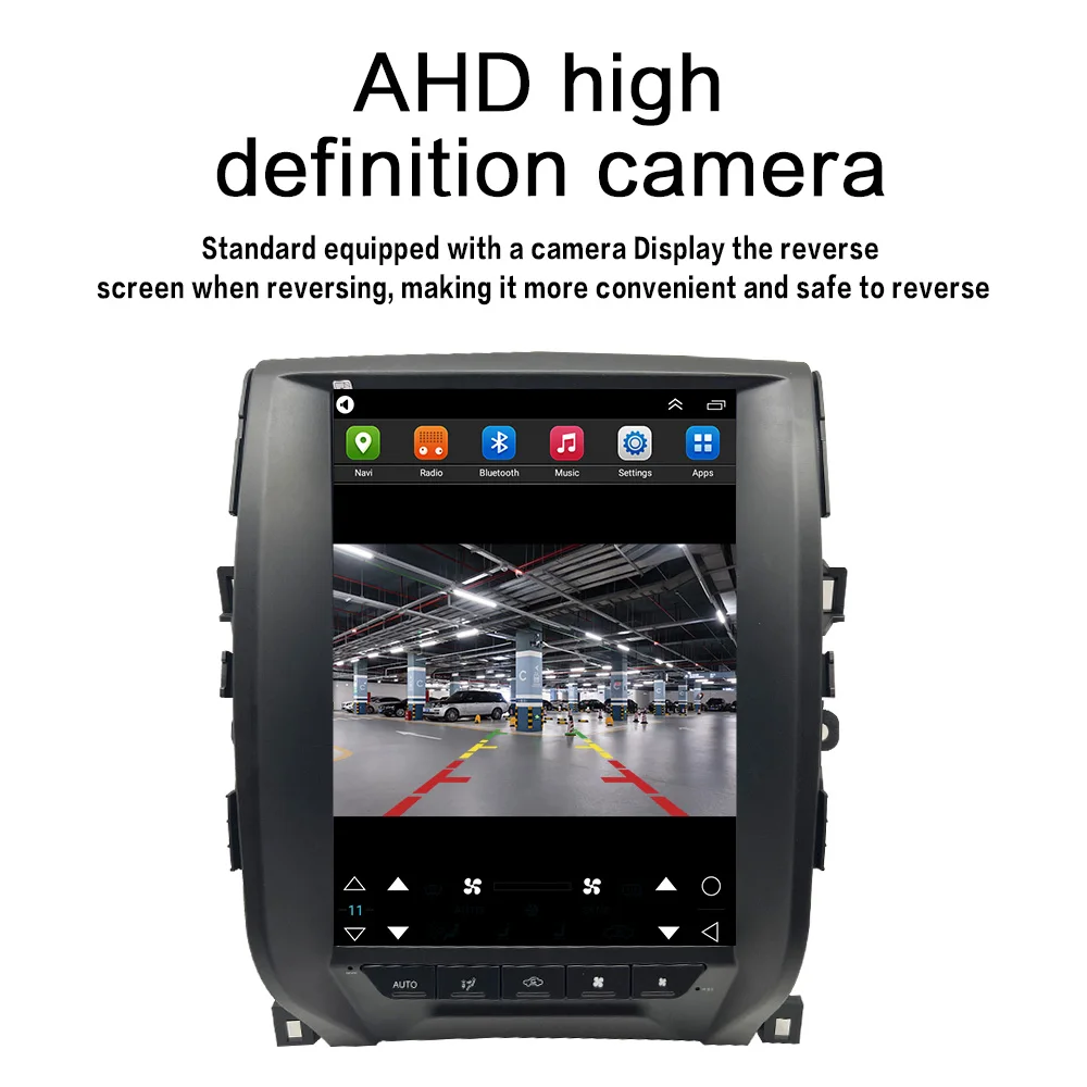 LELV Android 13 12.1 Inch Vertical Screen Car Dvd Player For Toyota Reiz 2010-2015 Ram 4+64gb Gps+radio+aux