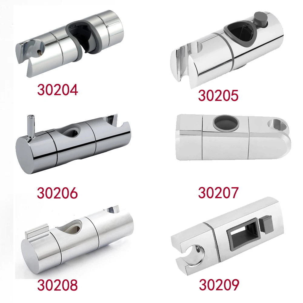 Hot Sele 18-25mm Universal Adjustable Hand Shower Rail Head Bracket Holder For Slide Bar Slider