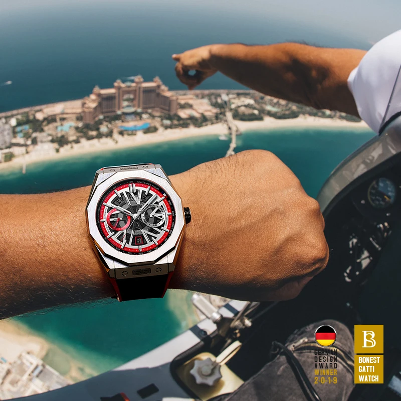 Japan Movement Watches Mechanical Automatic Waterproof Business Wrist Watch