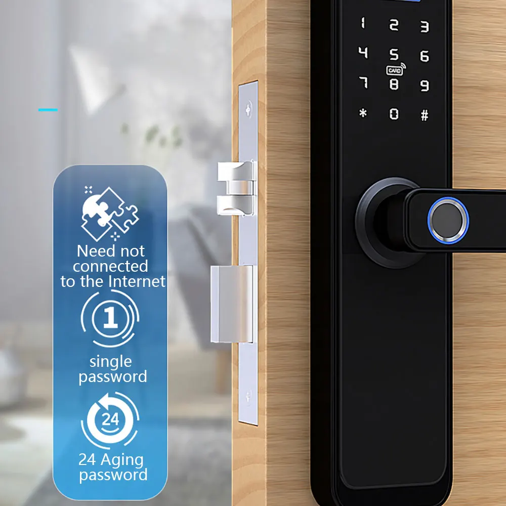 Набор цилиндров для дверного замка YOUHE Tuya Smart Digital Fingerprint