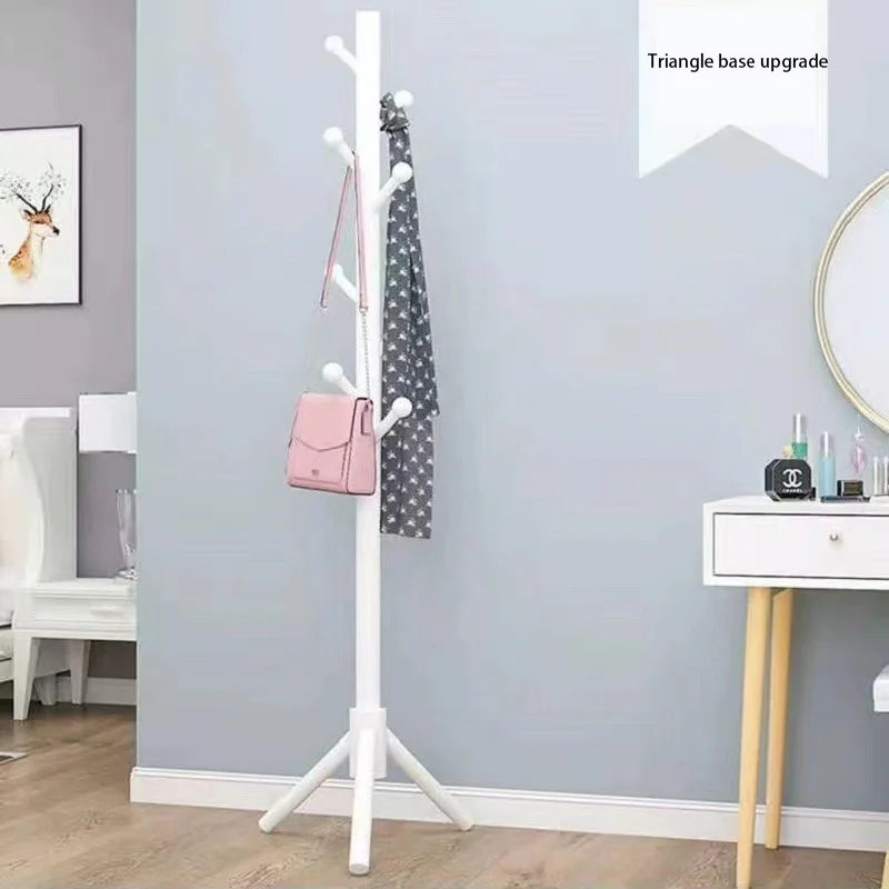 
High-grade wooden erection type coat and hat rack 