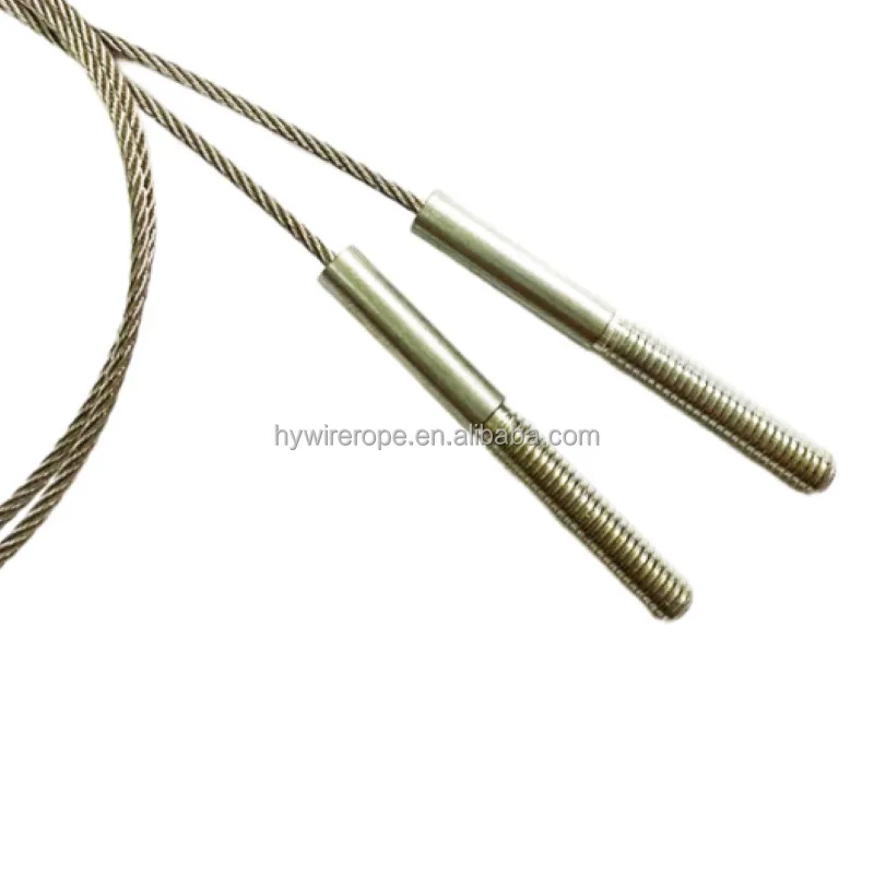 Flexible Galvanized Steel Wire Cable Rope With Mounting Screw