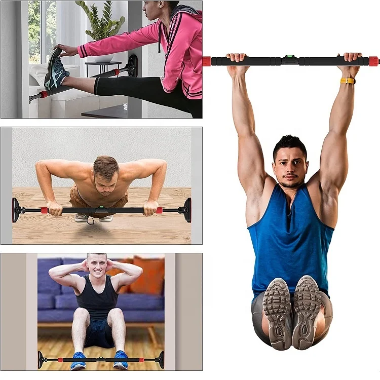 Wellshow Sport Fitness Equipment Home Adjustable Wall Doorway Pull Up Bar