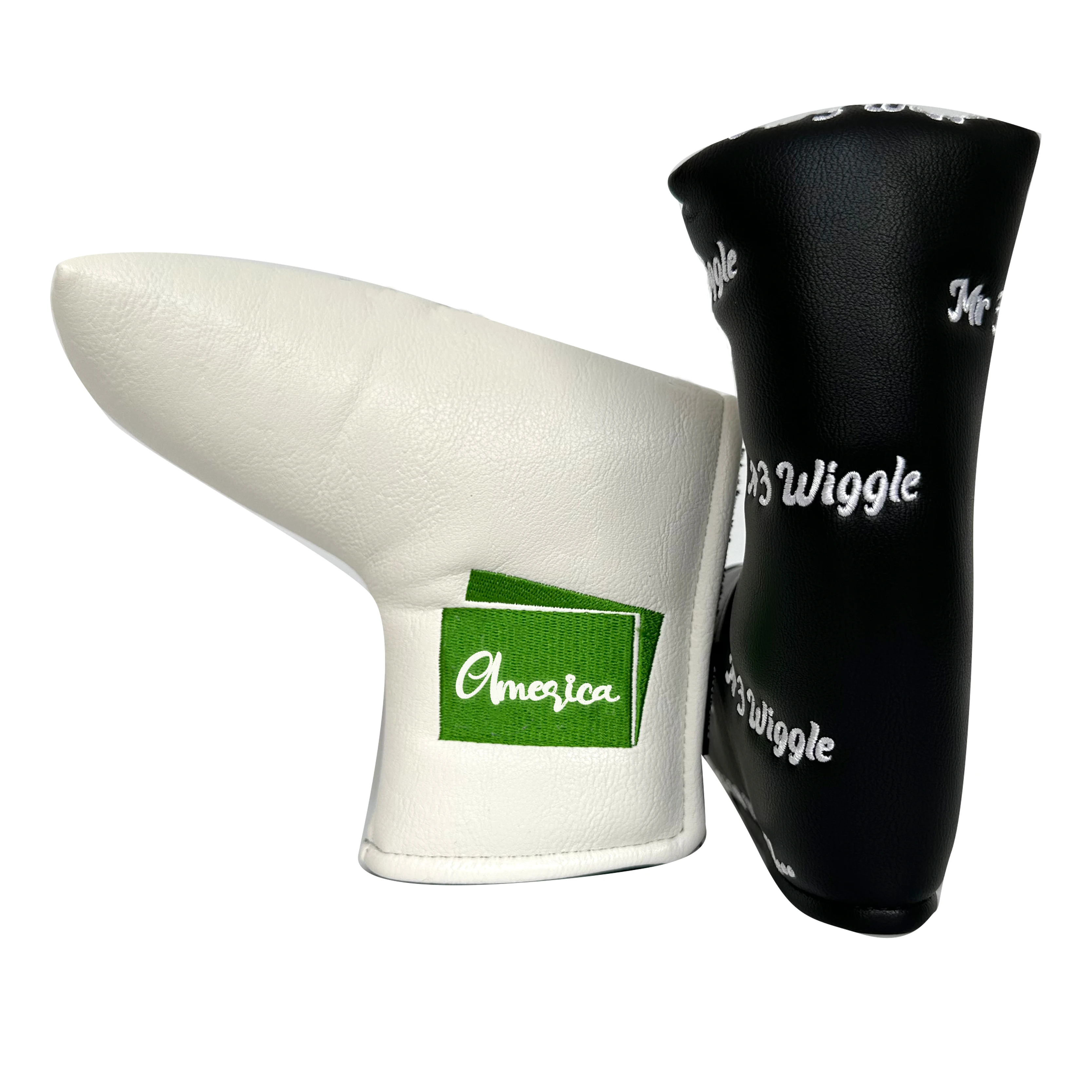 Golf head covers custom high quality PU leather good price golf headcover putter