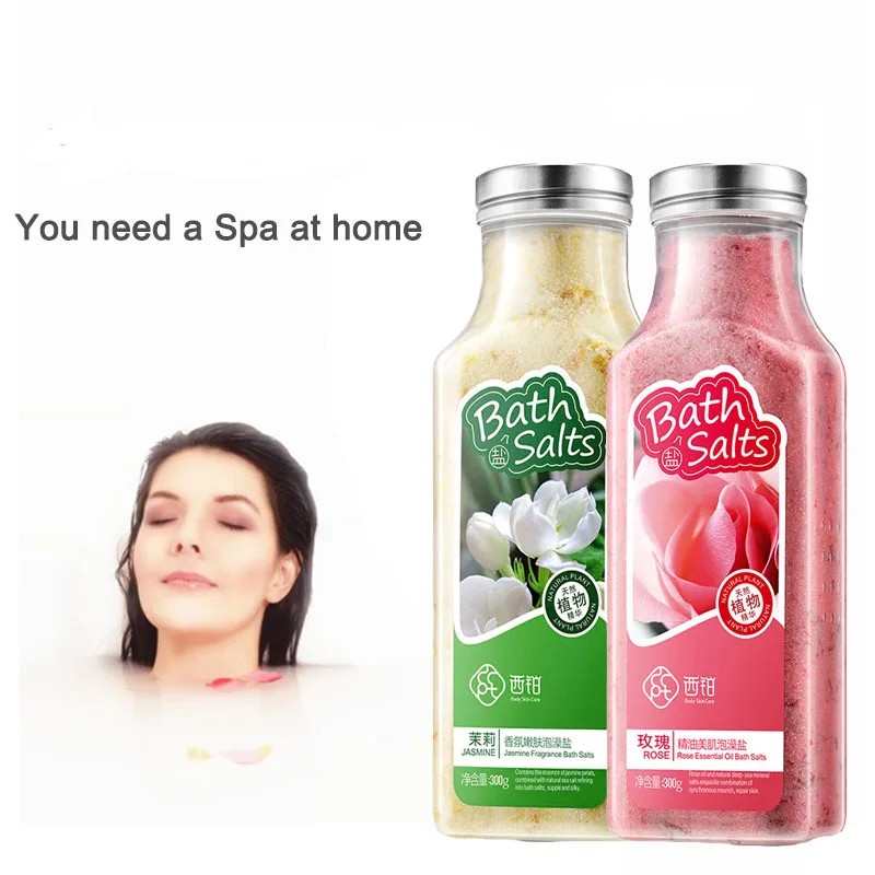 
Floral scent fragrance rose exfoliating body scrub petals bath salts whitening rose bath 