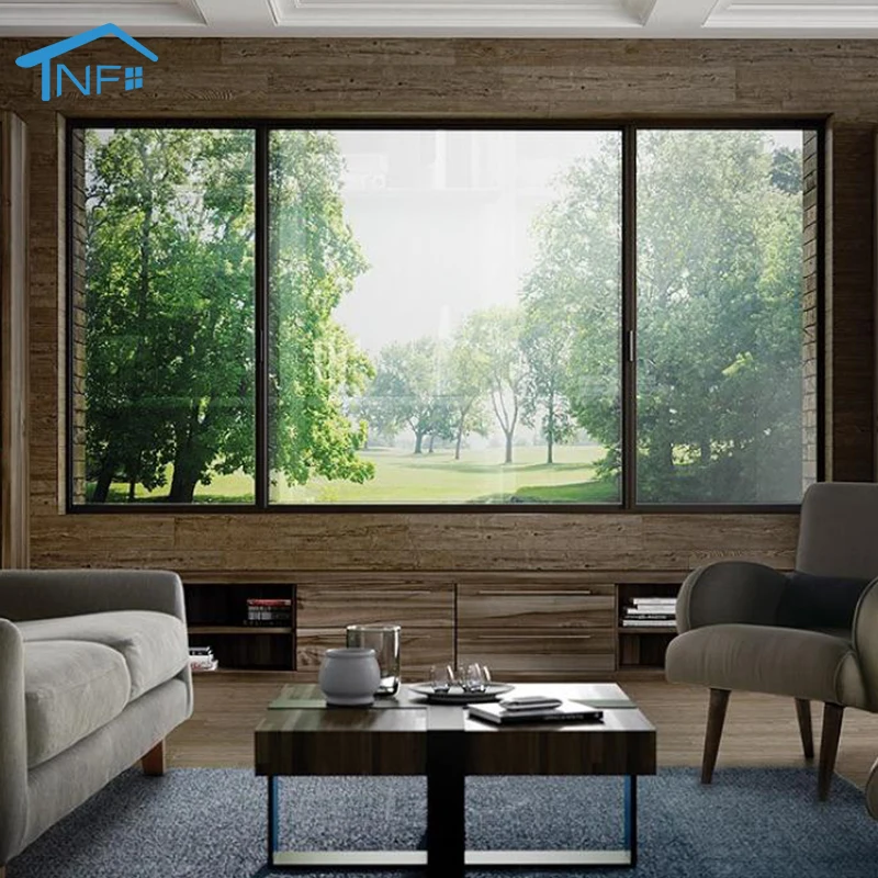 Australian Standard Customized Waterproof Basement Tinted Glass Kitchen Balcony Aluminum Sliding Windows For House