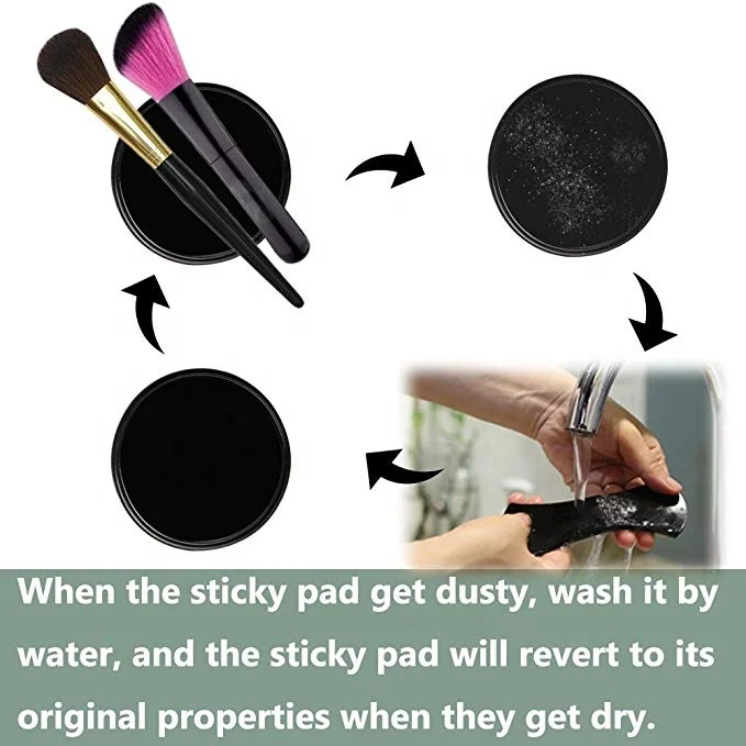 Auto Interior Silicone Mat Phone Glasses Sticky Gel Pads Car Inside Decoration Anti Slip Dashboard Sticky Pad