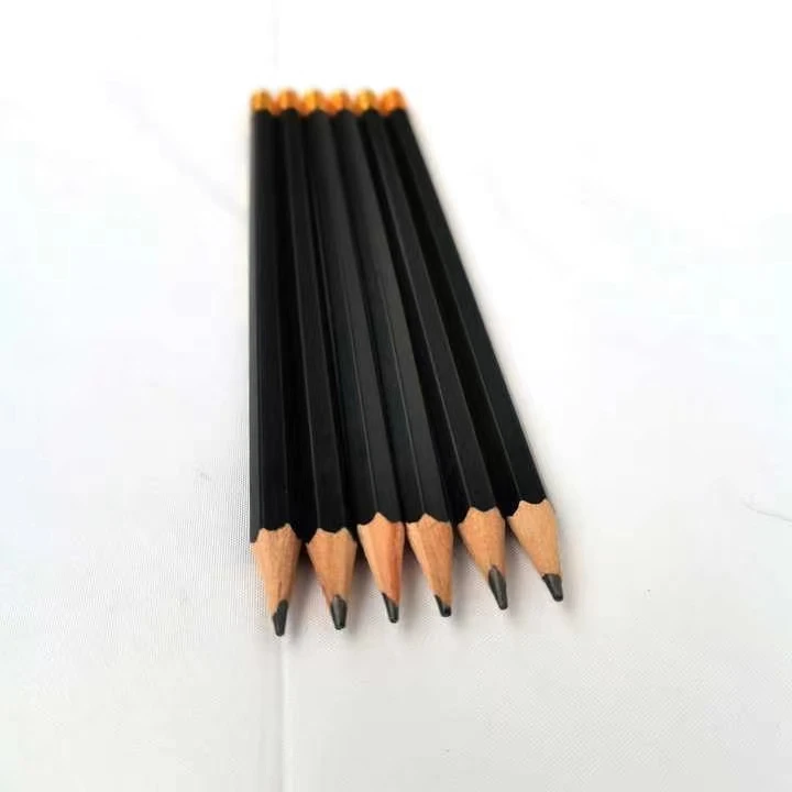 Office Hotel School 7Inch Top Dipped Wood Graphite Wood Sketch Drawing 2B/HB Pencils with Your Logo