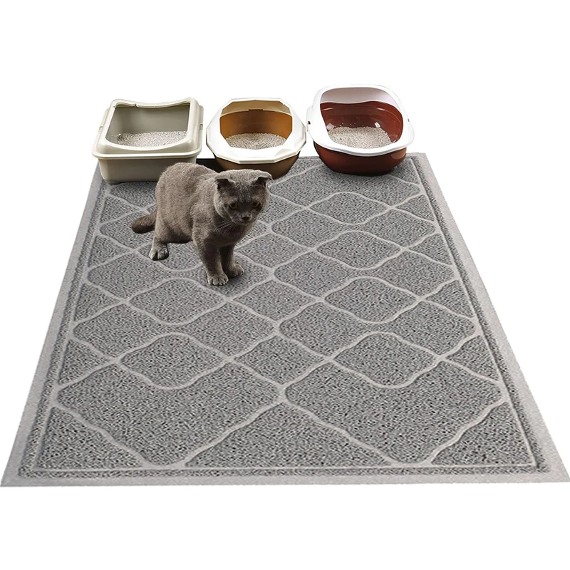 High Quality Cat Litter Trapping Mat Urine Proof Trapper PVC Coil Mats Design Waterproof Pet Mats