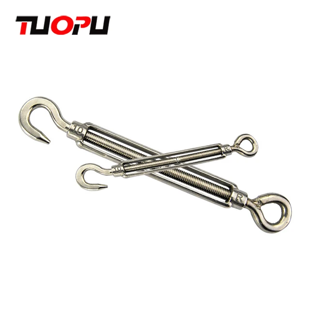 Construction turnbuckle,standard hook eye turnbuckle ,eye-eye drop forged turnbuckle