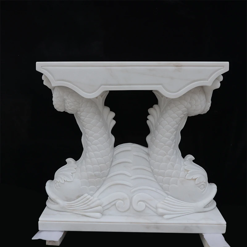 Designer Pedestal Base Table Light Transmission Jade red jade table legs