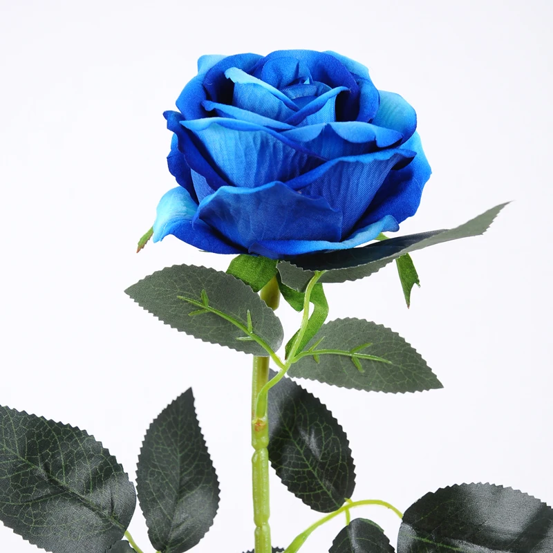 
Artificial rose Silk Flowers Long Stem 75CM fake Single rose for Home Wedding party Store Decoration 