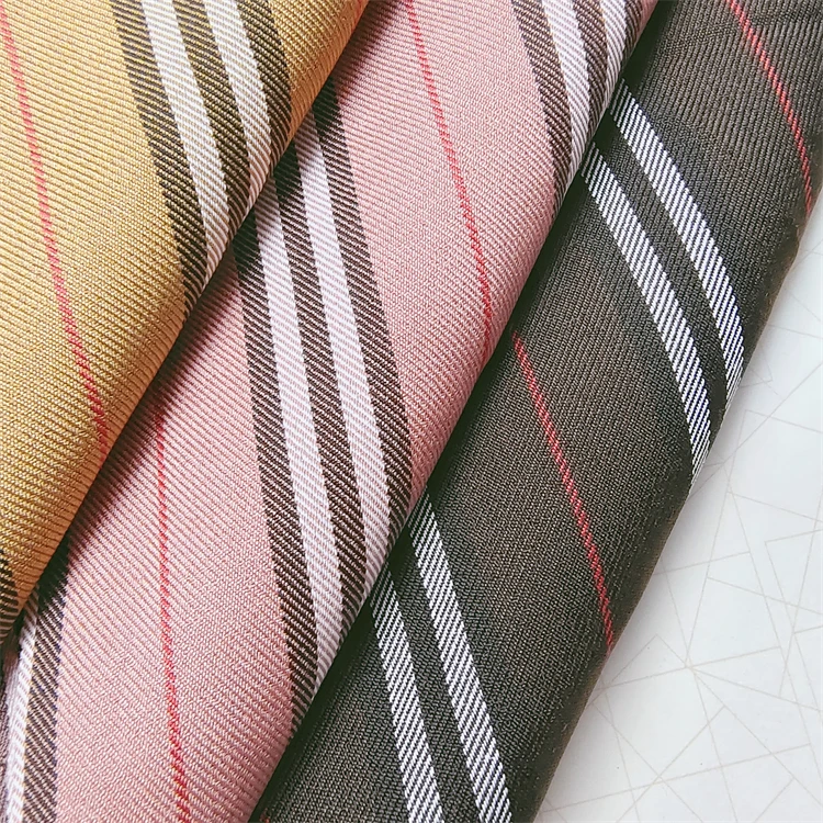 Hot selling classic stretch striped fabric Soft microfiber Fashion stretch bodysuit fabric