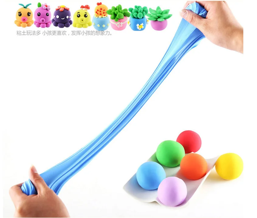 
2019 factory 24 color Non-toxic children educational diy toys super light air dry clay 