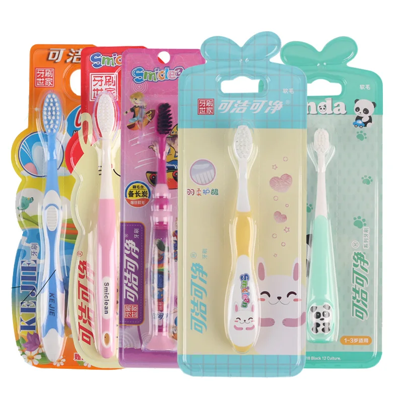 Top Suction cup cover anti-slip handle children tooth brush with car toy