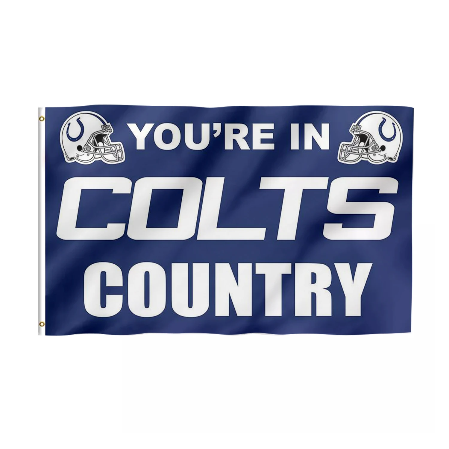 NHL Hot Sale Promotional Product Indianapolis Colts Flags 3x5 ft 100%Polyester Super Bowl Custom Indianapolis Colts Flags