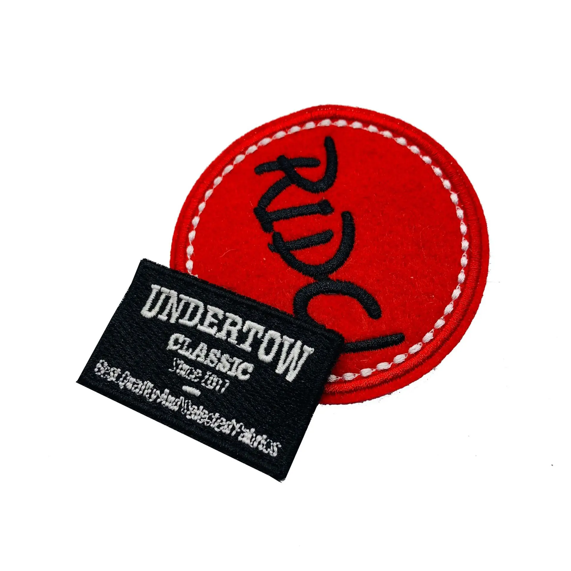 custom full embroidered logo jackets hats clothing badges patches wholesale iron on patch design your logo woven patches