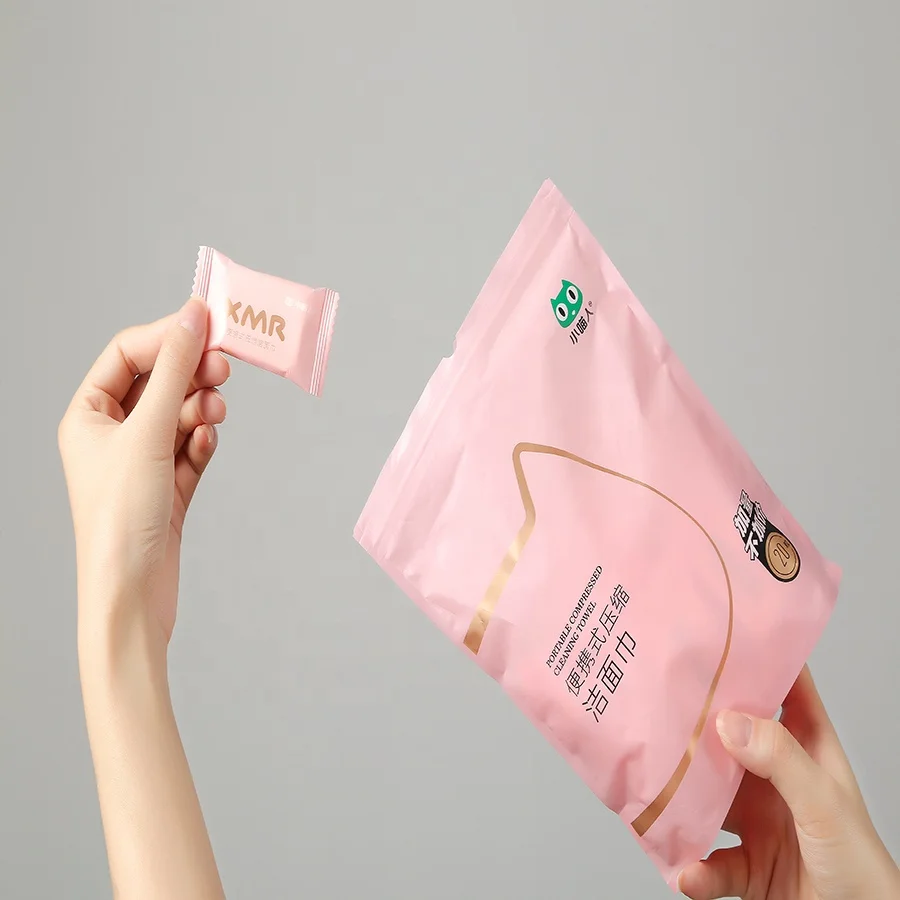 Хлопковое одноразовое полотенце Little Kitty, портативные мини-полотенца для очистки для отеля, путешествий, спортзала