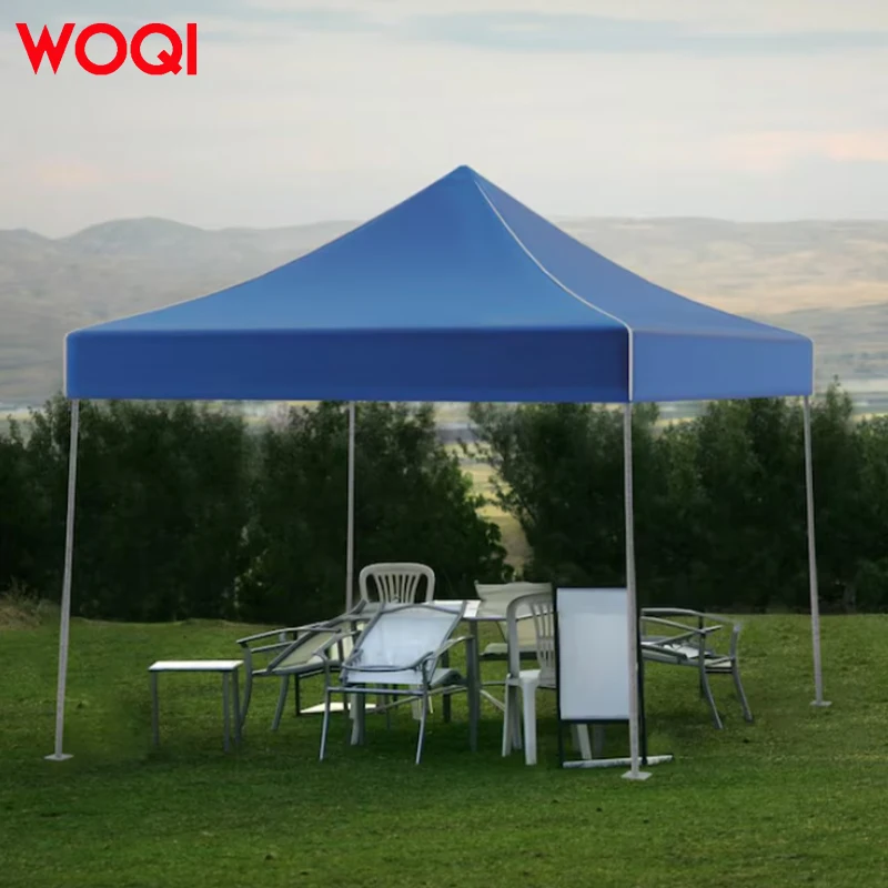 WOQI Custom Promotional Folding Event Awning Display Square Water Resistant CanopiesLogo Marquee Gazebo
