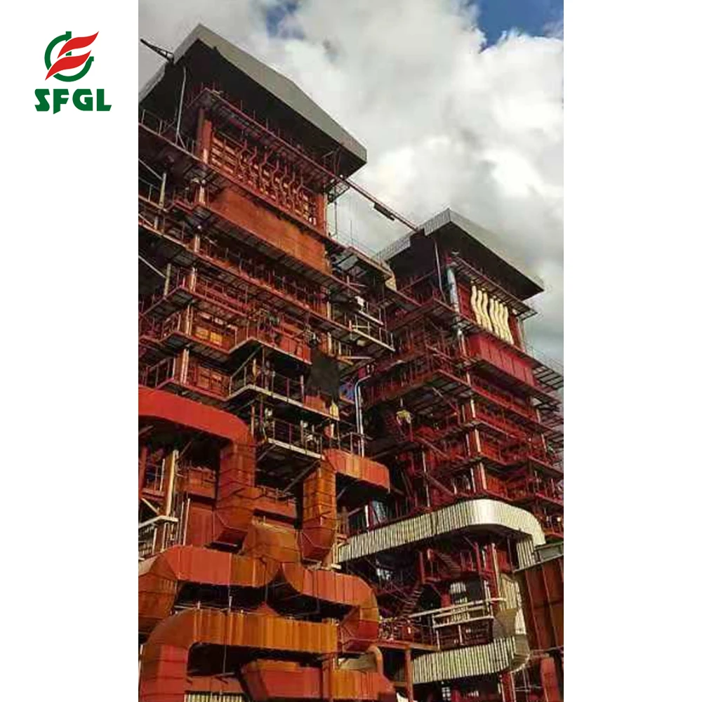 SFG 130t/h Circulating Fluidized Bed Boiler for Clothing Manufacturing Machinery Maintenance