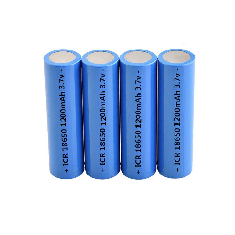wholesale factory price lithium 18650 3.7V 1200mah Li-ion NCM battery for LED/speaker/light
