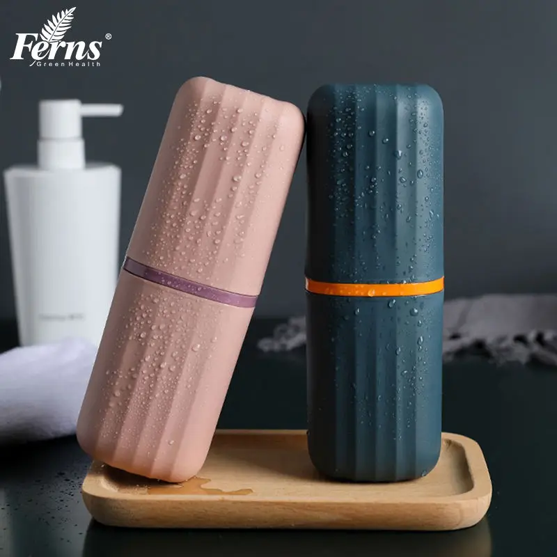 Portable Wash Cup Simple Toothbrushing Cup Travel Toothpaste Toothbrush Storage Box Tooth Cylinder