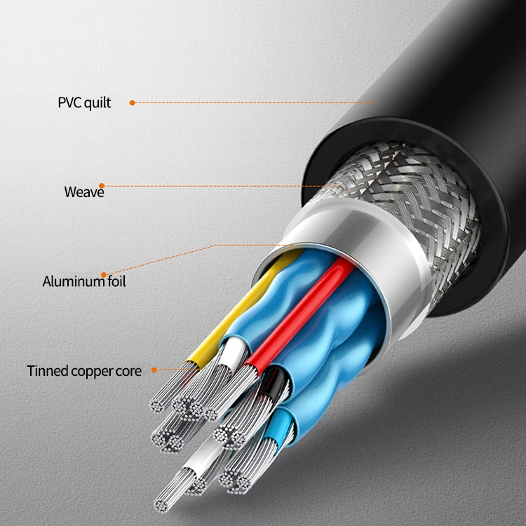 Optical Fiber hd-mi compatible ultra HD 3D 4K 1080p Video Av Tv HDTV
