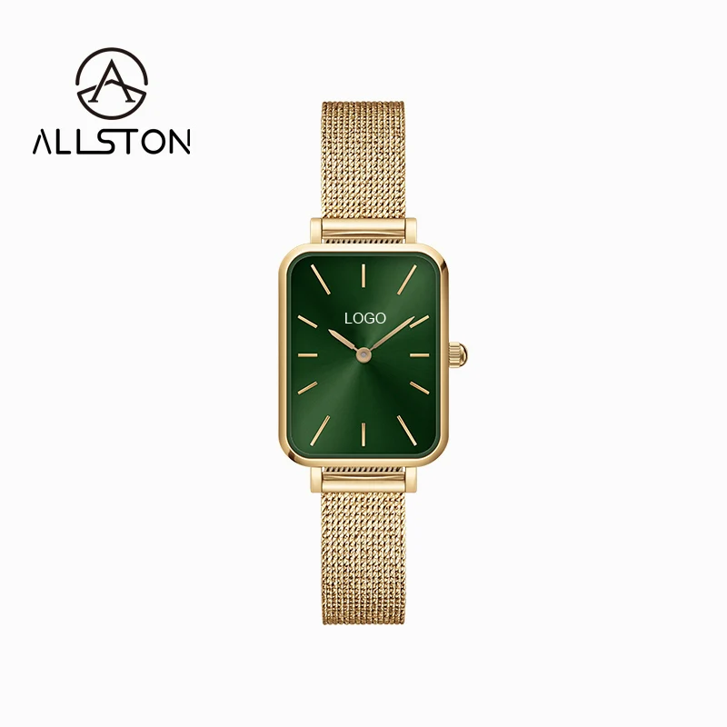 Alston минималистский Золотой reloj ASN-40 2024 новейший популярный кварцевый механизм оптом от производителя студенческих часов