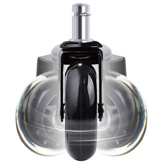 OEM silicone office chair wheel 75 mm hot selling office chair wheel roller caster