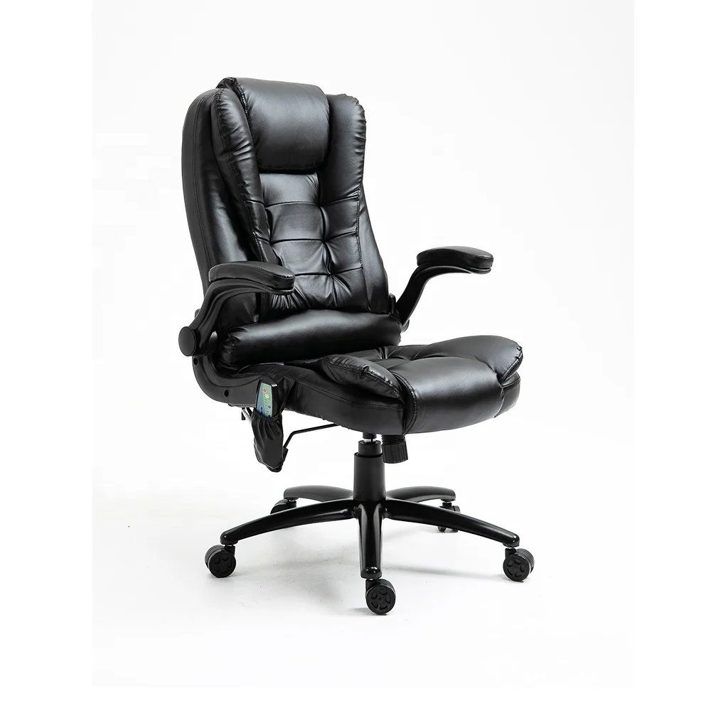 Armenia Sells New Styles High Back Design Luxury Boos Chair Genuine Leather Executive Office with Steel Base and Message Point