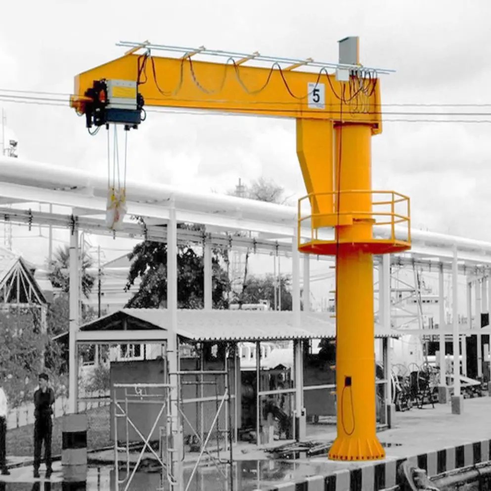 Good Selling Bz Model Electric Hoist Cantilever Rotary Pillar Crane 500Kg 5Ton