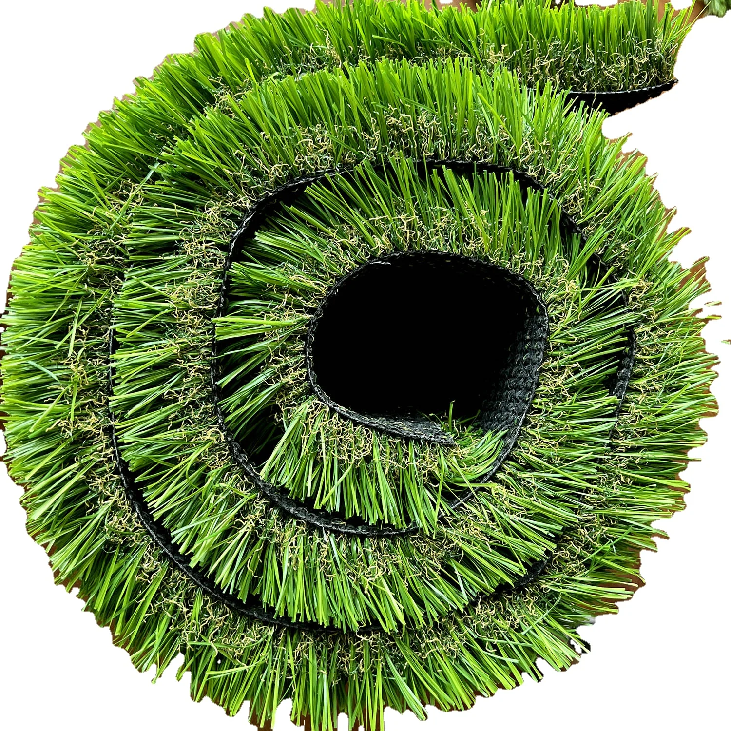 LFL Artificial Grass Turf Fake Lawn Garden Decoration Synthetic Grass Astro Garden Realistic Natural 30-50mm Green Coffee