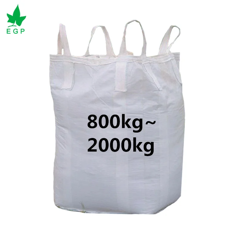 EGP FIBC PP большой мешок 500 кг 1000 1500 промышленный для песка 1 тонна контейнер силоса