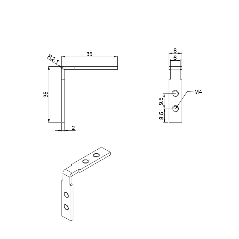 Китайский производитель 2129 15*15 мм 15x15 15H стальной угловой разъем для t слота и v-образного алюминиевого профиля 15 20 30 40