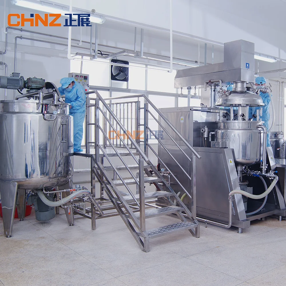 Cosmetic emulsion cream cream emulsifying homogenizer mixing tank high shear homogenizer soap liquid mixing equipment